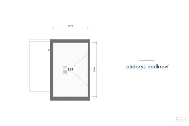 půdorys podkroví [7/23]